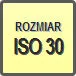 Piktogram - Rozmiar: ISO 30